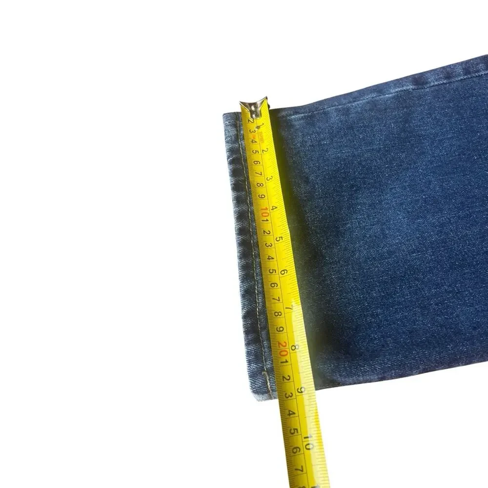 Vintage Polo Ralph Lauren Hayden Jeans Size 40x32 Blue Straight Denim Distressed